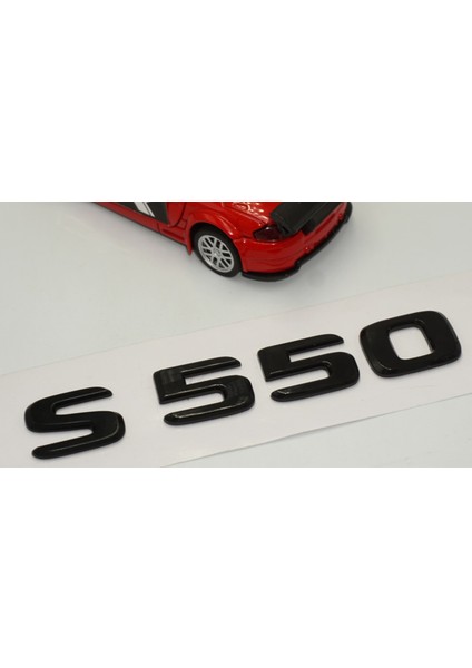 S 550 Bagaj Parlak Siyah Abs 3m 3D Yazı Logo