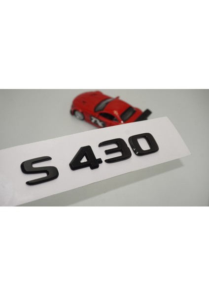 S 430 Bagaj Parlak Siyah Abs 3m 3D Yazı Logo