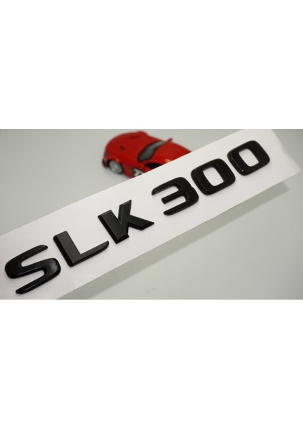Slk 300 Bagaj Parlak Siyah Abs 3m 3D Yazı Logo