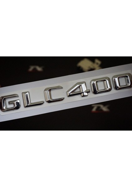 GLC400 Bagaj Krom Metal 3m 3D Yazı Logo
