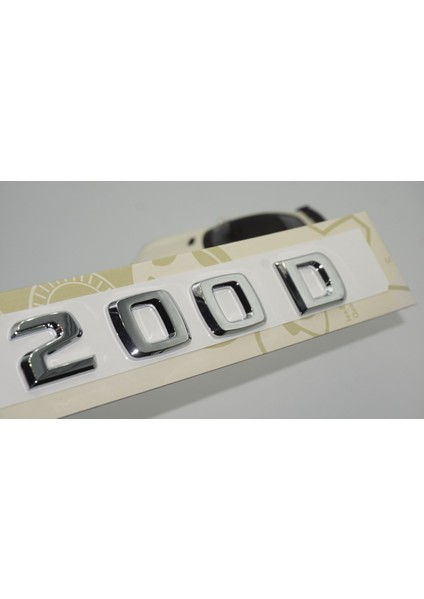200 D Bagaj Krom Abs 3m 3D Yazı Logo