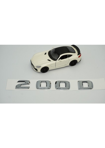200 D Bagaj Krom Abs 3m 3D Yazı Logo