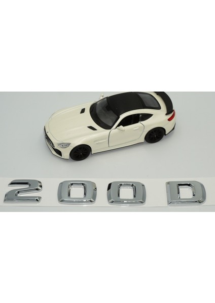 200 D Bagaj Krom Abs 3m 3D Yazı Logo