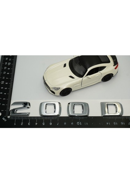 200 D Bagaj Krom Abs 3m 3D Yazı Logo