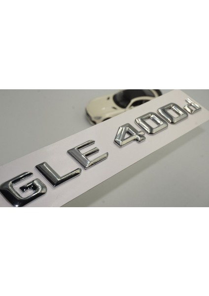 GLE400D Bagaj Krom Metal 3m 3D Yazı Logo