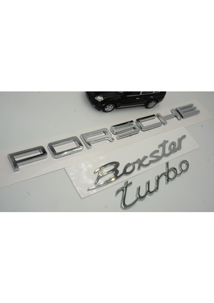 Porsche Boxster Turbo Bagaj 3m 3D Abs Yazı Logo Amblem Seti