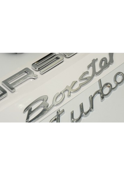 Porsche Boxster Turbo Bagaj 3m 3D Abs Yazı Logo Amblem Seti modelleri