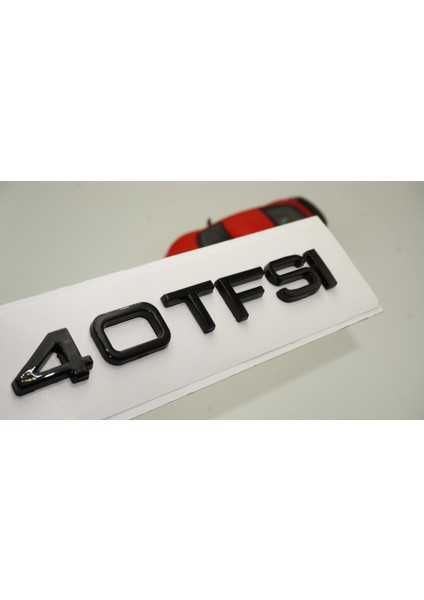 Audi 40 Tfsi Siyah Abs 3m 3D Bagaj Yazı Logo Orjinal Ürün