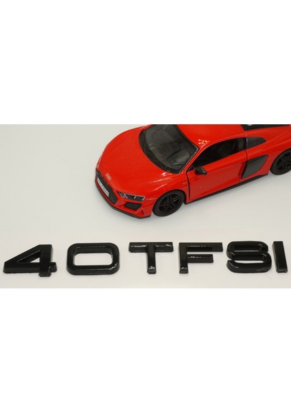 Audi 40 Tfsi Siyah Abs 3m 3D Bagaj Yazı Logo Orjinal Ürün modelleri