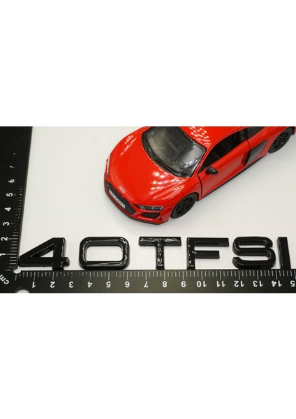 Audi 40 Tfsi Siyah Abs 3m 3D Bagaj Yazı Logo Orjinal Ürün indirimleri
