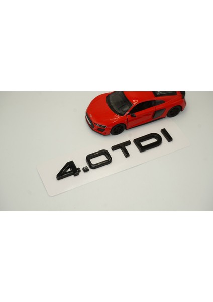 Audi 4.0 Tdi B7 B8 B9 Siyah Abs 3m 3D Bagaj Yazı Logo Orjinal