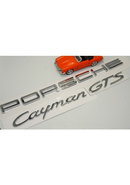 Porsche Cayman Gts Bagaj 3m 3D Abs Yazı Logo Amblem Seti