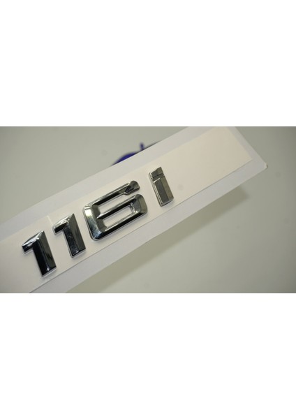 Bmw 116İ Bagaj Krom Metal 3m 3D Yazı Logo