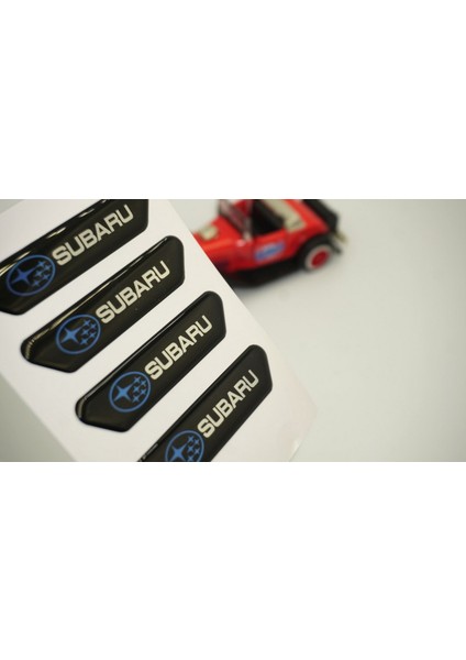 DK Tuning Subaru Logo Kapı Kenarı Koruma Metalize Damla Desen 3m Band