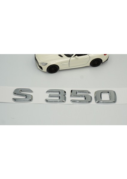 S350 Bagaj Krom Abs 3m 3D Yazı Logo