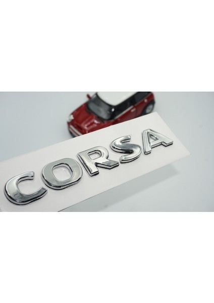 Opel Corsa 3m 3D Krom Abs Logo Amblem