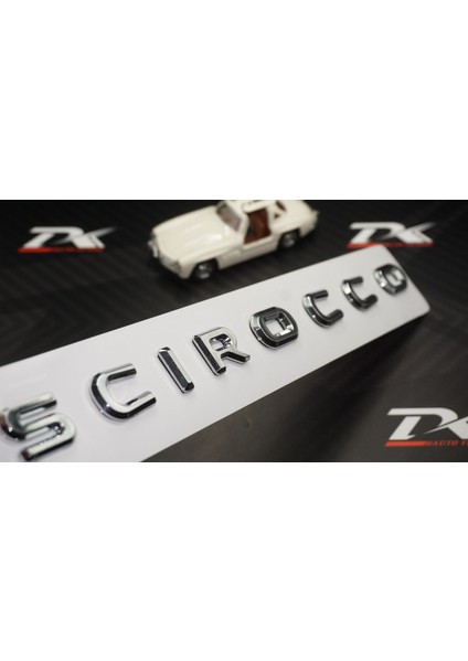 Vw Volkswagen Scirocco Bagaj Krom Abs 3m 3D Yazı Logo Amblem