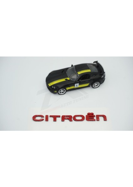 Citroen C3 C4 C5 B7 Bagaj Parlak Kırmızı Abs 3m 3D Yazı Logo Amblem modelleri