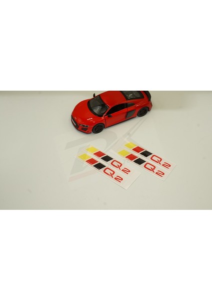 Audi Q2 Logo 3m 3D Damla Silikon Torpido Bagaj Çamurluk Logo Amblem Arma Seti fiyatları