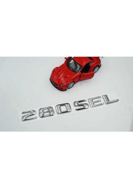 280 Sel Bagaj Krom Metal 3m 3D Yazı Logo