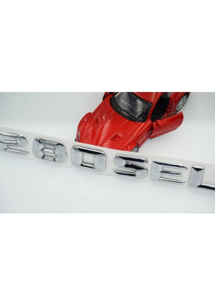280 Sel Bagaj Krom Metal 3m 3D Yazı Logo