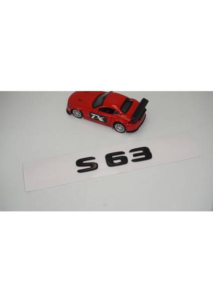 S 63 Bagaj Parlak Siyah Abs 3m 3D Yazı Logo fiyatları