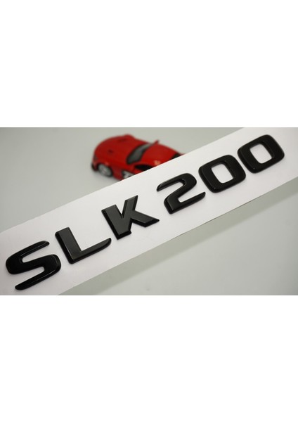 Slk 200 Bagaj Parlak Siyah Abs 3m 3D Yazı Logo