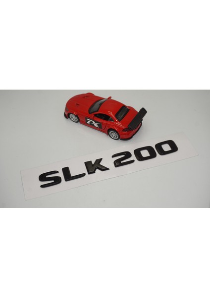 Slk 200 Bagaj Parlak Siyah Abs 3m 3D Yazı Logo