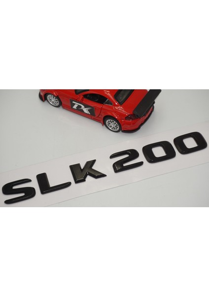 Slk 200 Bagaj Parlak Siyah Abs 3m 3D Yazı Logo