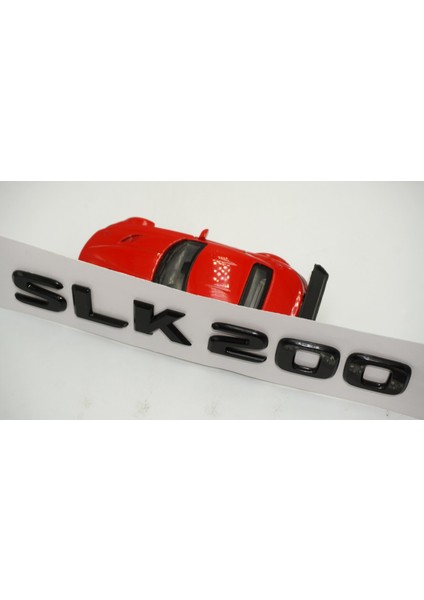 Slk 200 Bagaj Parlak Siyah Abs 3m 3D Yazı Logo