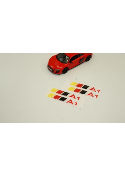 Audi A1 Logo 3m 3D Damla Silikon Torpido Bagaj Çamurluk Logo Amblem Arma Seti fırsatları