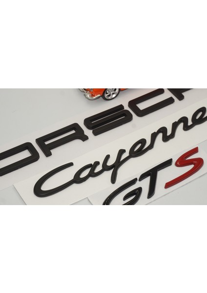 Porsche Cayenne Gts Bagaj 3m 3D Abs Yazı Logo Amblem Seti