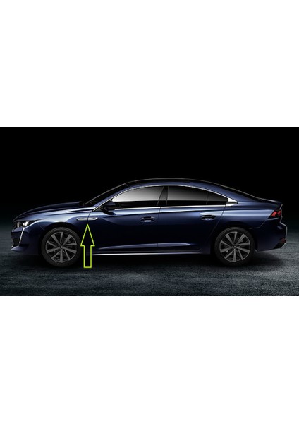 Peugeot 308 Yan Çamurluk 3m 3D Damla Silikon Yeni Nesil Logo Amblem fırsatları