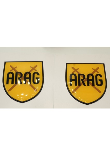 Arag Logo Damla Silikon Sticker 2 Li Set fırsatları