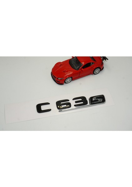 C 63S Bagaj Parlak Siyah Abs 3m 3D Yazı Logo