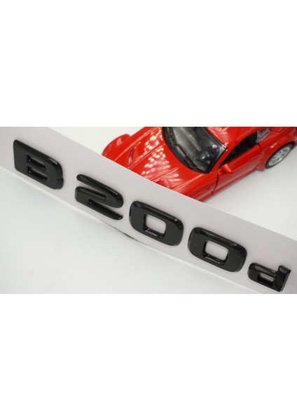 B 200D Bagaj Parlak Siyah Abs 3m 3D Yazı Logo fırsatları