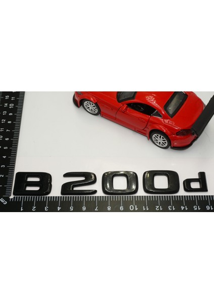 B 200D Bagaj Parlak Siyah Abs 3m 3D Yazı Logo indirimleri