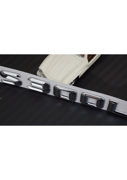 S300L Bagaj Krom Metal 3m 3D Yazı Logo