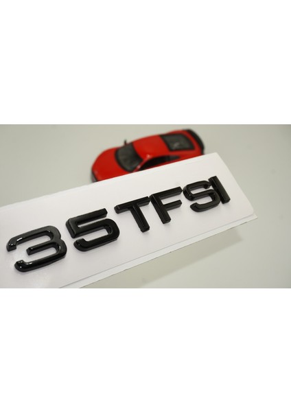 Audi 35 Tfsi Siyah Abs 3m 3D Bagaj Yazı Logo Orjinal Ürün