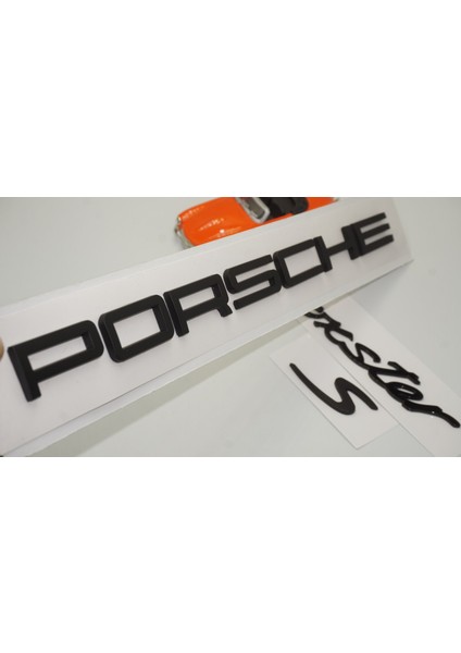 Porsche Boxster S Bagaj 3m 3D Abs Yazı Logo Amblem Seti