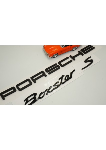 Porsche Boxster S Bagaj 3m 3D Abs Yazı Logo Amblem Seti