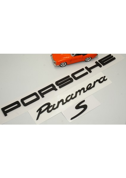 Porsche Panamera S Bagaj 3m 3D Abs Yazı Logo Amblem Seti