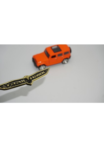Jeep Cherokee Trail Hawk Krom Metal Bagaj Yazı Logo