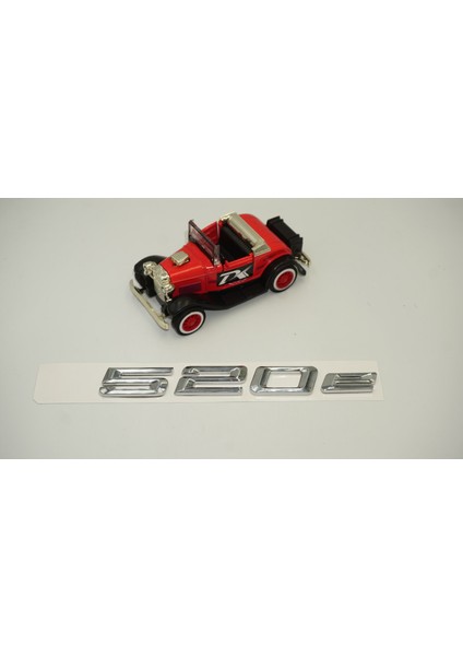 Bmw 520E Bagaj Krom Metal 3m 3D Yazı Logo