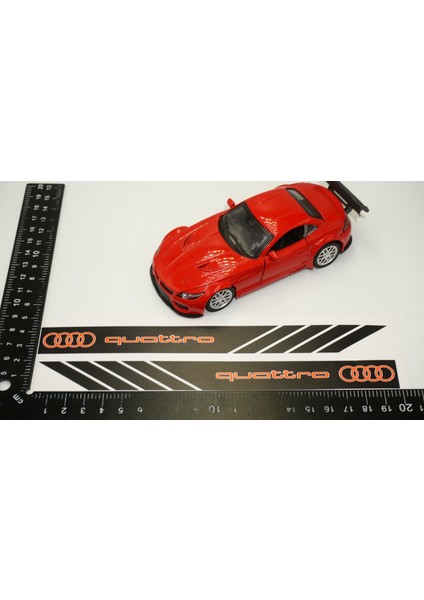 Audi Quattro Yan Aynalar Selefon Kaplama Sticker Seti indirimleri