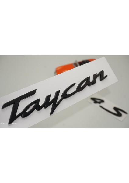 Porsche Taycan 4s Bagaj 3m 3D Abs Yazı Logo Amblem Orjinal Ürün