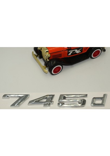 Bmw 745D Bagaj Krom Metal 3m 3D Yazı Logo fırsatları