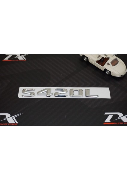 S420L Bagaj Krom Metal 3m 3D Yazı Logo