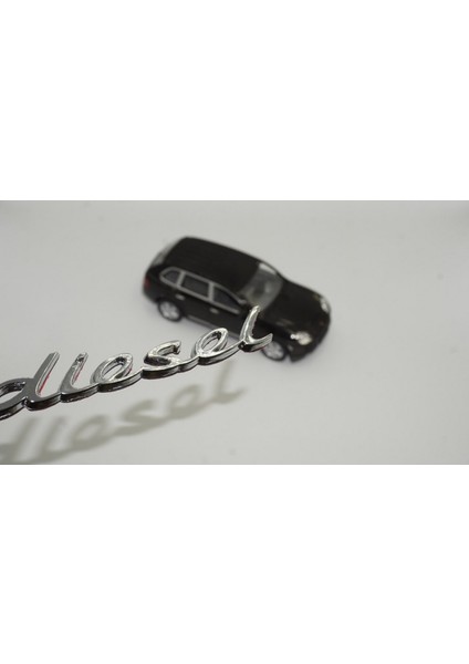 Porsche Diesel Krom Abs 3m 3D Çamurluk Yanı Yazı Logo Orjinal Ürün