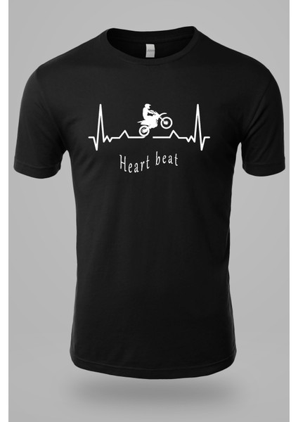 Heart Beat Baskılı Tişört